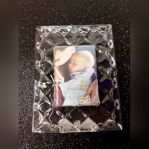 Gorham 1831 Sentimental Traditions Mini Lead‎ Crystal Frame - Picture 1 of 5